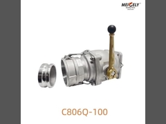 C806Q-100 Valve à bille de déchargement durable pour camions-citernes lourds