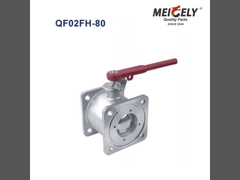 Valve à bille à flange ronde/carrée de haute qualité pour un réservoir QF02YH-80 QF02FH-80