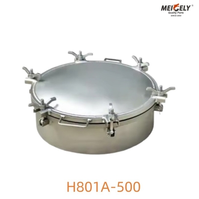 Type de soudage en acier inoxydable H801A-500 Couvercle de conduit pour camion-citerne