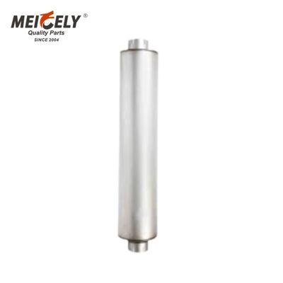 Muffler d'échappement pour camions Mack 2ME3140M   9 pouces de design rond 51 pouces de longueur silencieux en acier aluminiumé