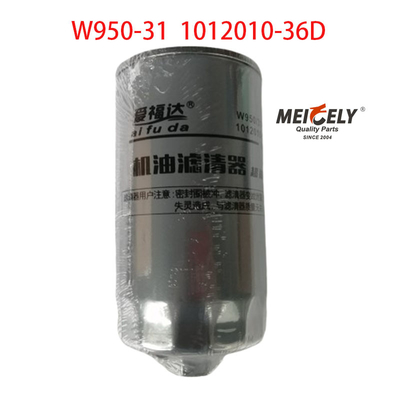 Parties de moteur de camion W950/31 Filtre à huile par Faw Jiefang J5 J6