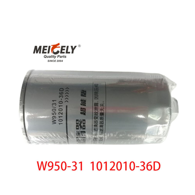 Parties de moteur de camion W950/31 Filtre à huile par Faw Jiefang J5 J6