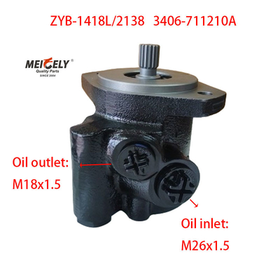 ZYB-1418L/2138 pompe de direction assistée pour camions lourds Hongyan
