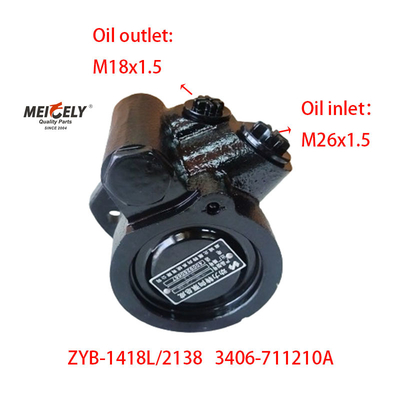 ZYB-1418L/2138 pompe de direction assistée pour camions lourds Hongyan