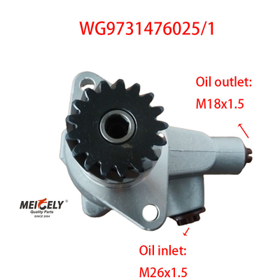 Pompes de direction d'entraînement WG9731476025/1 pour camions lourds Howo A7