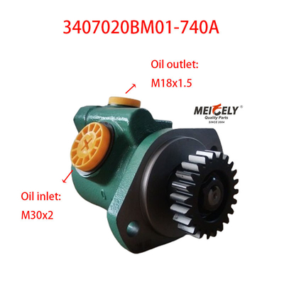 Stock 3407020BM01-740A Jiefang J6 Xichai pompe de renforcement de direction