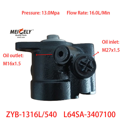 Pompes de direction d'alimentation ZYB-1316L/540 Pour le moteur Chaochai 6102