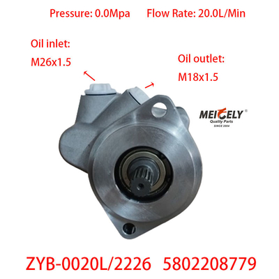 Pompes de direction du moteur Weichai 5802208779 pour SAIC Hongyan