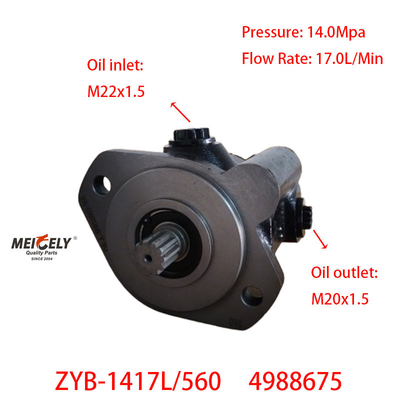 Cummins ISD ISDE 4BT moteur 4988675 pompe hydraulique à direction motrice