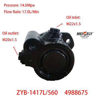 Cummins ISD ISDE 4BT moteur 4988675 pompe hydraulique à direction motrice
