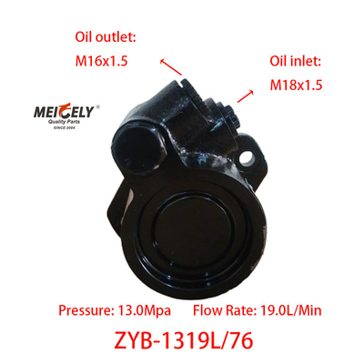 Pompes de renforcement de la direction ZYB-1319L/76 pour Jiefang double roi d'essieu
