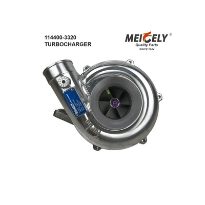 Turbocompresseur RHE6 114400-3320 VA720015 114400-3320 E61CND-S0015G 6T611 Hitachi Excavator EX200-5 avec moteur 6BG1T