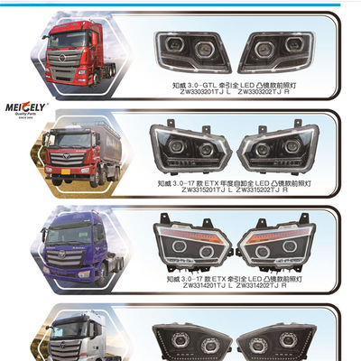 Parties d'usine pour camions phares LED adaptés à FOTON