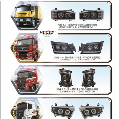 61020932 Pour les camions lourds Sany assemblage de phares LED Yingjie