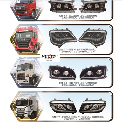 Nouveau type de phare à LED complet pour les camions lourds JAC K5 Hino 700 Yutong