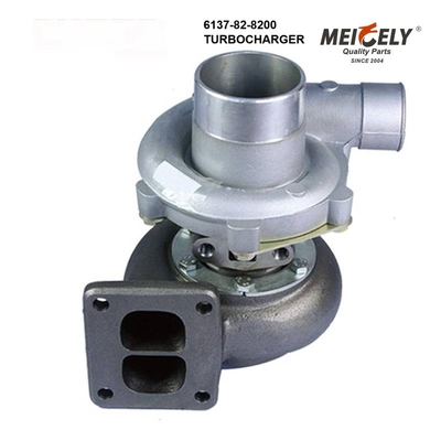 Turbocompresseur TO4E53 6137-82-8200 pour moteur Komatsu S6D105 Excavateur PC200-3