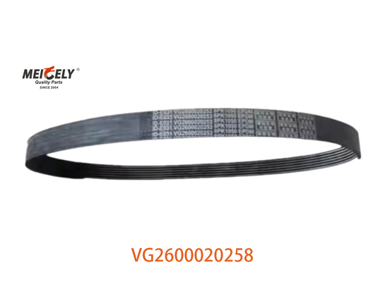 Vente à chaud VG2600020258 Ceinture d'alternateur Pièces de rechange pour moteur HOWO