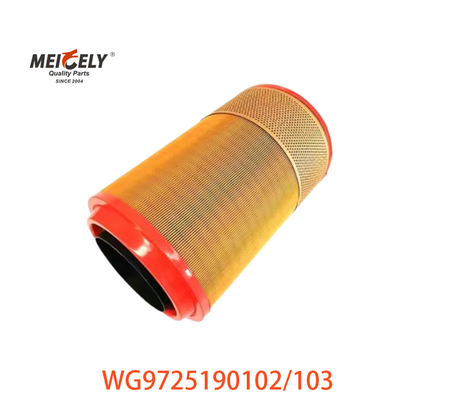 Pour le filtre à air WG9725190102 pour SINOTRUK HOWO WG9725190103