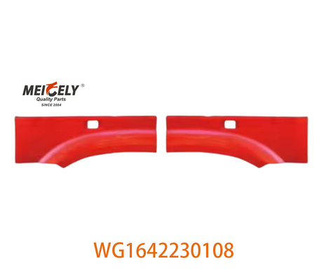 WG1642230108 Assemblage de la section arrière de l'aileron avant droit pour le camion lourd Howo avec matériau en caoutchouc