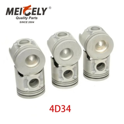 4D34 Pièce de moteur à excavatrice à piston pour moteur Mitsubishi ME018277