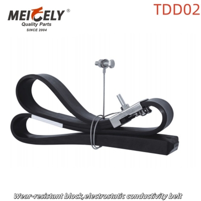 Automobile courroie électrique antistatique ceinture de terre OEM TDD01 TDD02 Pour camion-citerne