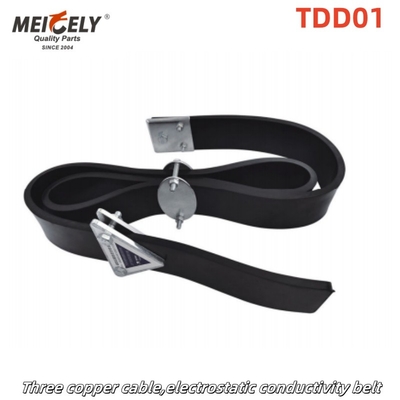 Automobile courroie électrique antistatique ceinture de terre OEM TDD01 TDD02 Pour camion-citerne