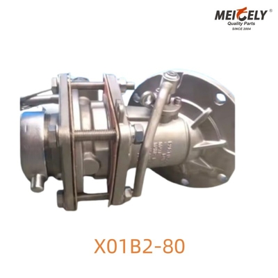 X01B2-80 Valve de pied à débit propre Solution ultra hygiénique pour les opérations de camions-citernes