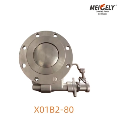X01B2-80 Valve de pied à débit propre Solution ultra hygiénique pour les opérations de camions-citernes