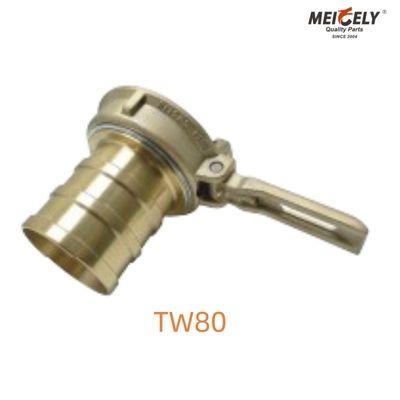 Valve à bille de déchargement à haute performance TW80 à étanchéité pour camions-citernes