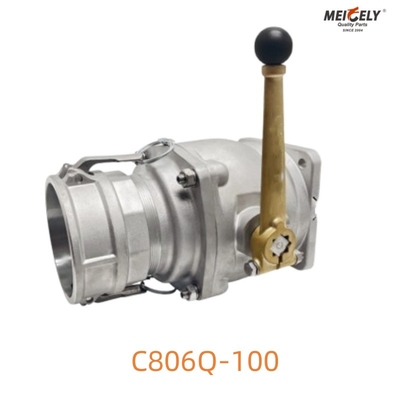 C806Q-100 Valve à bille de déchargement durable pour camions-citernes lourds