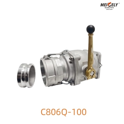 C806Q-100 Valve à bille de déchargement durable pour camions-citernes lourds