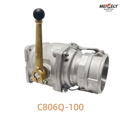 C806Q-100 Valve à bille de déchargement durable pour camions-citernes lourds