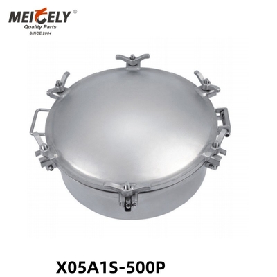 Couvercle de conduit en acier inoxydable de haute qualité X05A1S-500P pour camion-citerne