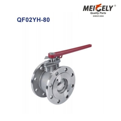 Valve à bille à flange carrée et ronde de haute qualité pour une seule pièce QF02YH-80 QF02FH-80 pour réservoir