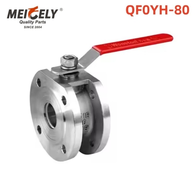 Valve à bille à flange carrée et ronde de haute qualité pour une seule pièce QF02YH-80 QF02FH-80 pour réservoir