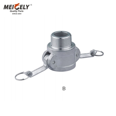 Valve à bille de haute qualité en alliage d'aluminium à accouplement rapide A/B/DC/DP pour camion-citerne