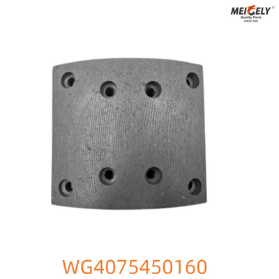 WG4075450160 Howo Plaquettes de frein Matériau de frottement fiable pour une puissance d'arrêt optimale