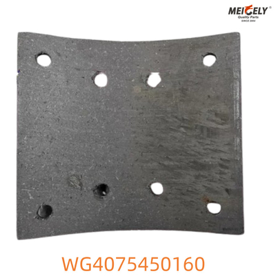WG4075450160 Howo Plaquettes de frein Matériau de frottement fiable pour une puissance d'arrêt optimale