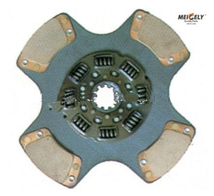 le caoutchouc 103470 de pièces d'embrayage du camion 4Button saisissent le disque 350mm*10mm*44.5mm