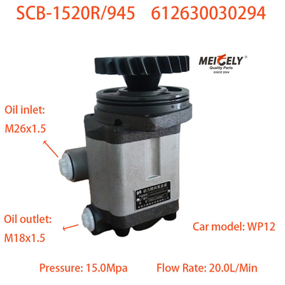 Pompes de direction d'entraînement de Weichai 612630030294 Pour le moteur de Weichai WP12