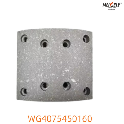 WG4075450160 Howo Brake Pads Reliable Friction Material For Optimal Stopping Power
